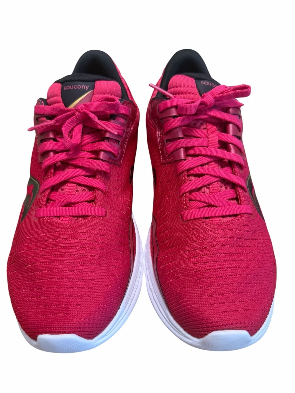 Saucony Kinvara 11 Womens 8.5 Berry Gold Pink Lightweight Running Sneakers - Picture 5 of 8
